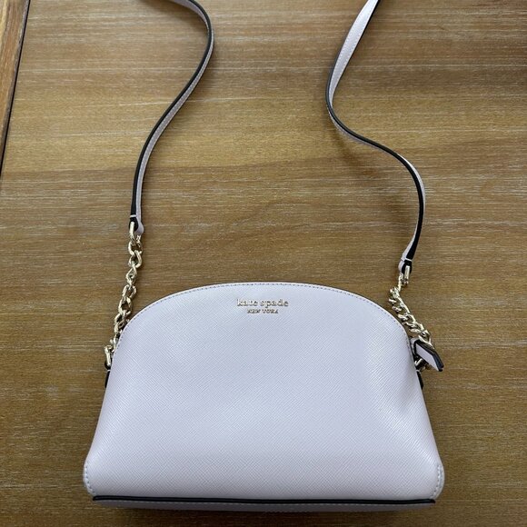 kate spade Handbags - Kate Spade Hilli Dome Crossbody Small Lilac Leather Shoulder Bag